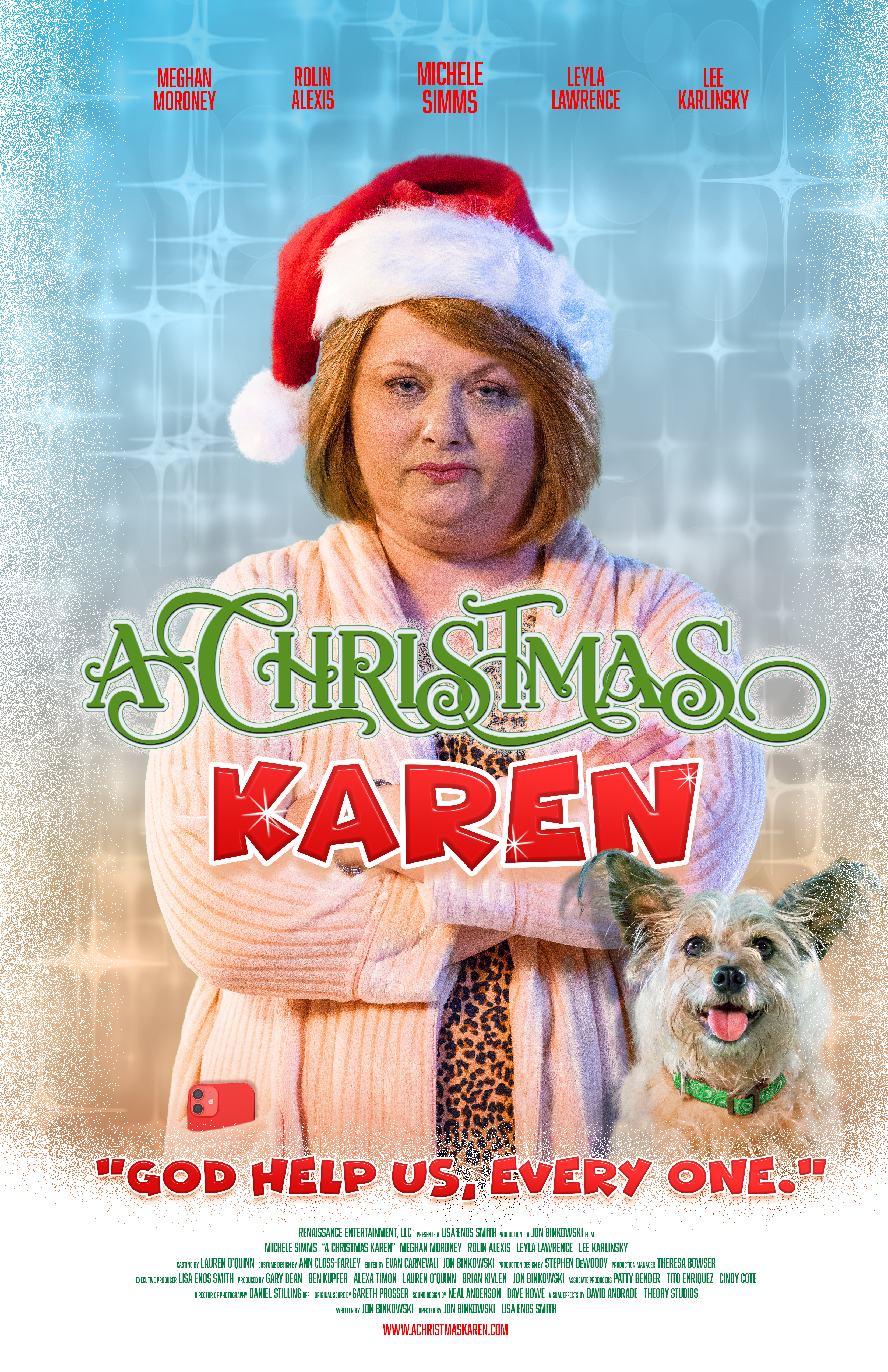 A Christmas Karen (2022) постер